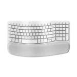 Logitech Wave Keys Ergonomic Wireless Full Size White