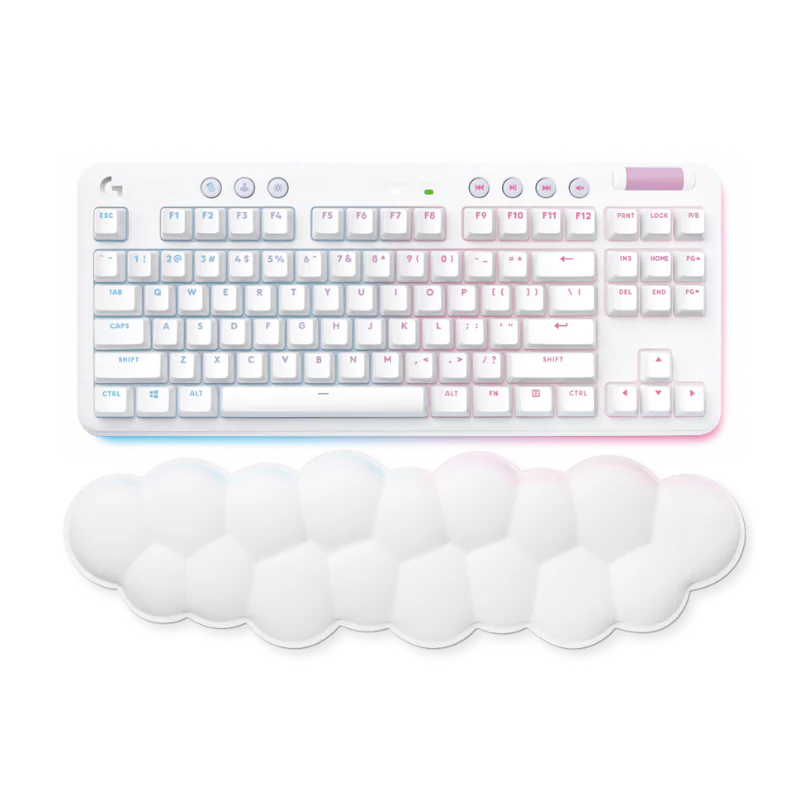 1-43-1.webp Logitech G715 Wireless TKL White ( brown tactile) - Image 1