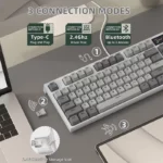ATTACK SHARK K86 RGB TKL Wireless Mechanical with screen Business Grey - Image 4