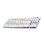 Logitech G PRO X TKL LIGHTSPEED White (Brown Tactile) - Image 2
