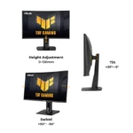 ASUS TUF Gaming VG27VQM Curved 27 inch 240Hz Full HD - Image 2