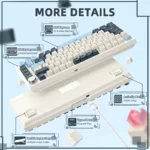 ATTACK SHARK K85 with Magnetic Switch Blueberry - Image 2
