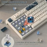 ATTACK SHARK K86 RGB TKL Wireless Mechanical with screen Time machine Blue - Image 6