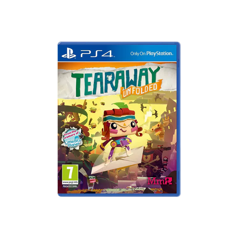 Tearaway-unfolded-PS4.webp Tearaway unfolded PS4 (Open box) - Image 1