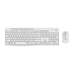 Logitech MK295 Silent Wireless Keyboard and Mouse Combo White