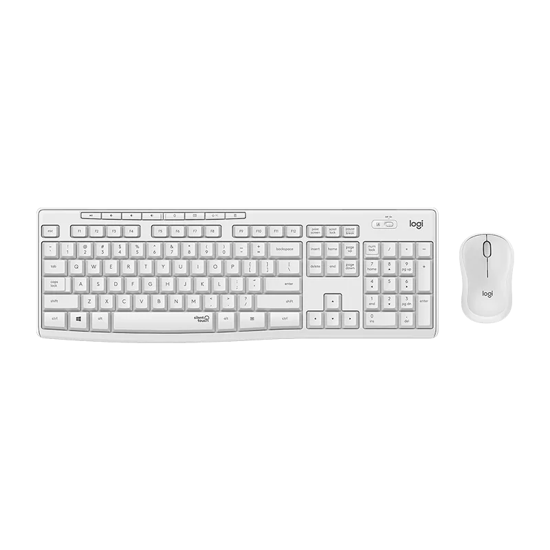 Logitech MK295 Silent Wireless Keyboard and Mouse Combo White - NewTech ...