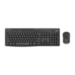 Logitech MK295 Silent Wireless Keyboard and Mouse Combo Black