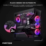Phanteks 5.5 inch Hi-Res Universal LCD 60hz 2K Black - Image 2