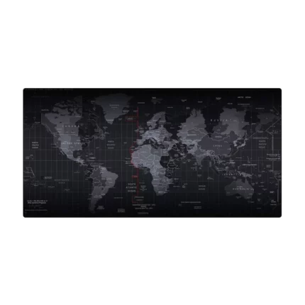 World map mouse pad 900x400