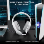 ATTACK SHARK L80PRO Wireless Gaming White - Image 2
