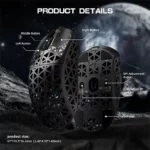 ATTACK SHARK R5 Wireless 8K Gaming Ultra Black - Image 5