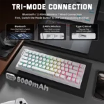 ATTACK SHARK X68 PRO HE Wireless Rapid Magnetic White - Image 3