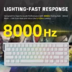 ATTACK SHARK X68 PRO HE Wireless Rapid Magnetic White - Image 4