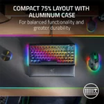 Razer BlackWidow V4 75% Wired Black - Image 7
