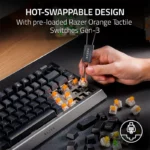 Razer BlackWidow V4 75% Wired Black - Image 8