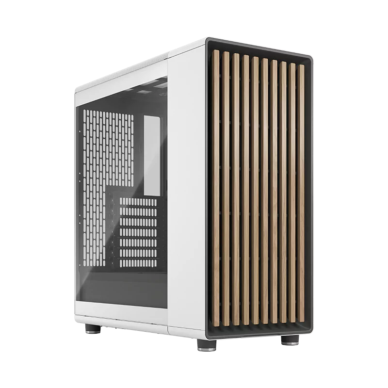 north_1 Fractal Design North Tempered Glass ATX Mid tower White - Image 1