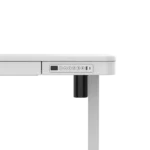 Loctekmotion 140x70cm Ergonomic Electric Desk ET156W-C White - Image 4