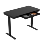 Loctekmotion 140x70cm Ergonomic Electric Desk ET156W-C Black - Image 2