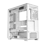 Antec FLUX Wood Mid Tower with 5x Fan White - Image 4