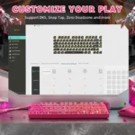 ATTACK SHARK R82 HE Rapid Trigger Keyboard Magnetic Switch Berryred contour line - Image 9