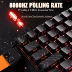ATTACK SHARK X68MAX HE Rapid Aluminum Magnetic Black - Image 4