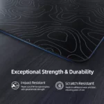 Attack Shark Obsidian CM05 Black Gaming Glass mouse pad - Image 4