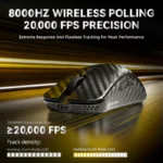 ATTACK SHARK R11 ULTRA Wireless 8K Gaming Black - Image 7