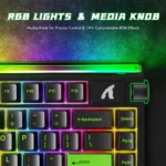 ATTACK SHARK R85 HE Rapid Trigger Keyboard Magnetic Switch Black - Image 7