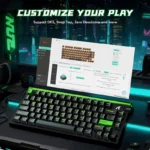 ATTACK SHARK R85 HE Rapid Trigger Keyboard Magnetic Switch Black - Image 8