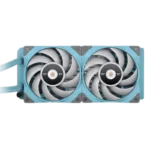 Thermaltake TOUGHLIQUID 240 ARGB Sync Turquoise All-In-One Liquid Cooler - Image 2