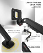 NB D2 OLED Monitor Arm Black - Image 3