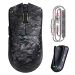 ATTACK SHARK X11 ULTRA Carbon Fiber Wireless Gaming Mouse With C06 Ultra LED Cable BLACK - Image 2