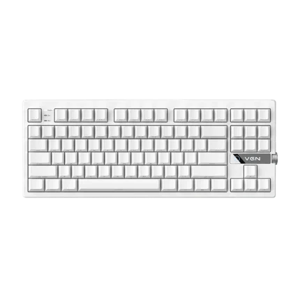 VGN V87 V2 PRO Tri-mode Keyboard (Snow Lotus)