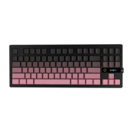 VGN V87 V2 PRO Tri-mode Keyboard (Blackberry pink)