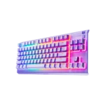 SteelSeries Apex 3 TKL White RGB Gaming Keyboard Lavender - Image 2