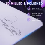 ATTACK SHARK CM05 Tempered Glass Gaming Mouse Pad (INK White) - Image 2