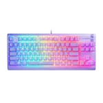 SteelSeries Apex 3 TKL White RGB Gaming Keyboard Lavender