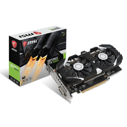 MSI GTX 1050 Ti 4Gb GPU