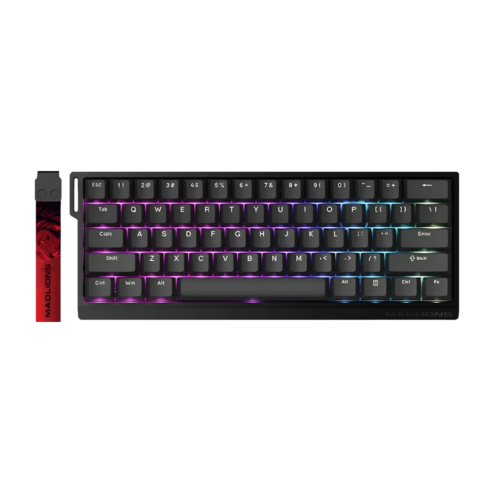FGG MAD 60 HE Gaming Magnetic Switch Keyboard Black